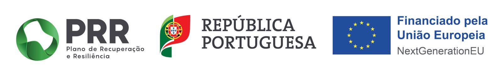 PRR , Plano de Recuperação e Resiliência · República Portuguesa · Financiado pela União Europeia (NextGenerationEU)